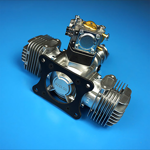 Orijinal DLE <span class=keywords><strong>40CC</strong></span> benzinli benzinli motor ikiz silindir DLE40 RC uçak için iki zamanlı motor