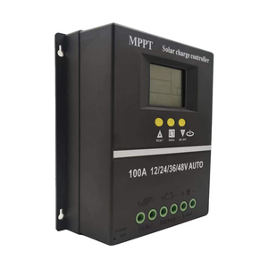 Контроллер солнечного заряда с ЖК-дисплеем, двойной USB MPPT PWM 100a 12v 24v 36v 48v Солнечное Pv зарядное устройство 60a системное Напряжение 12v/24v - Product Image 4