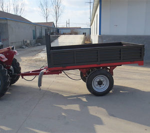 廉价重型底盘 1 吨 2 吨 3 吨小型 atv 农用拖拉机自卸拖车与单轴出售 - Product Image 3