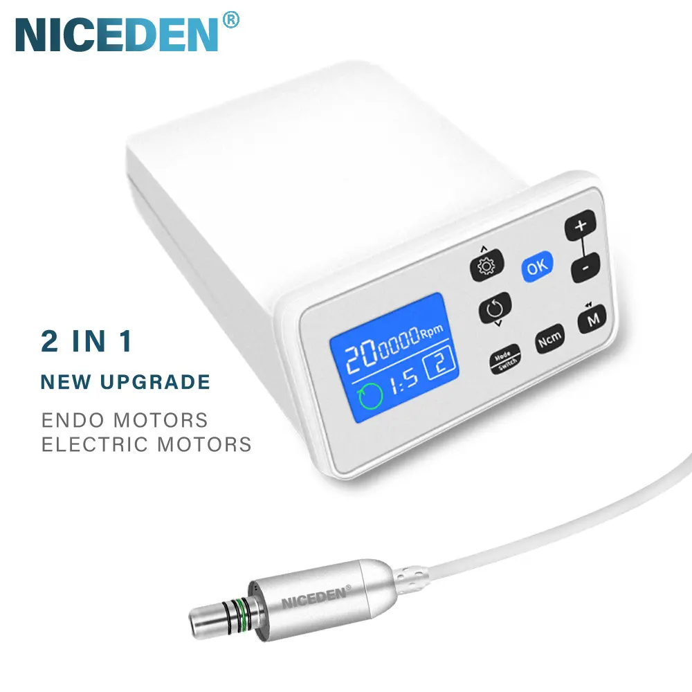 Nuevo motor eléctrico dental con sistema de implante de motor Endo 2 en 1 quirúrgico sin escobillas