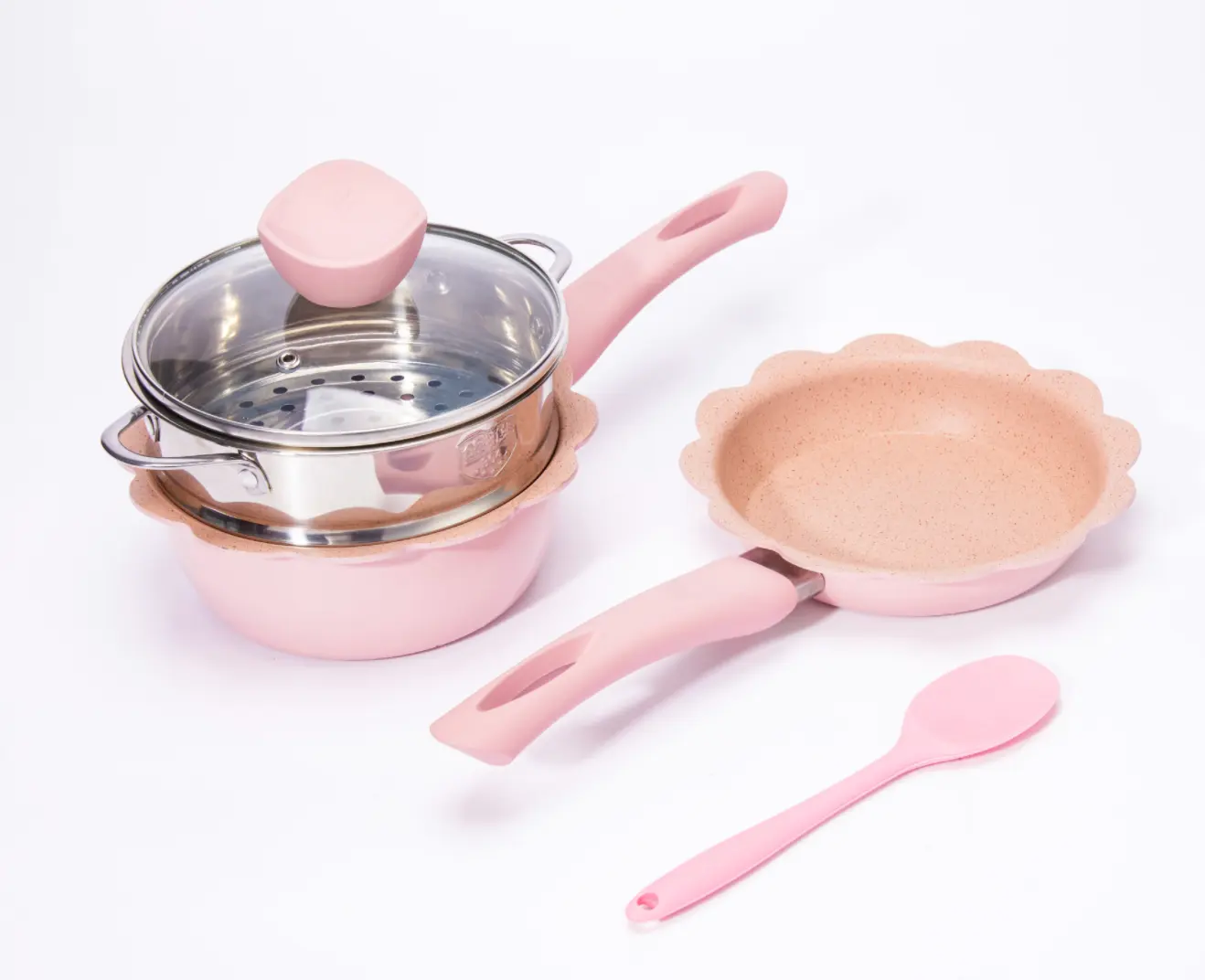 Baby food hot milk pot medical stone non-stick pot children cooking instant noodles family multifunctional pot