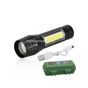 ไฟฉาย LED ซูมได้แบบชาร์จไฟได้ XPE, ไฟฉายไฟฉาย3โหมดไฟฉายตั้งแคมป์ไฟฉาย LED ขนาดเล็ก - Product Image 3