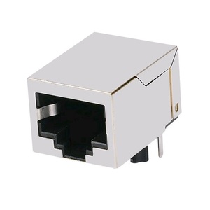 HFJ11-1G06ERL FastJack 1x1 Tab-Down Gigabit corpo corto RJ45 NO LEDs Gigabit 10/100/1000 Base-T Ethernet RJ45 8 p8c Jack modulare - Product Image 3