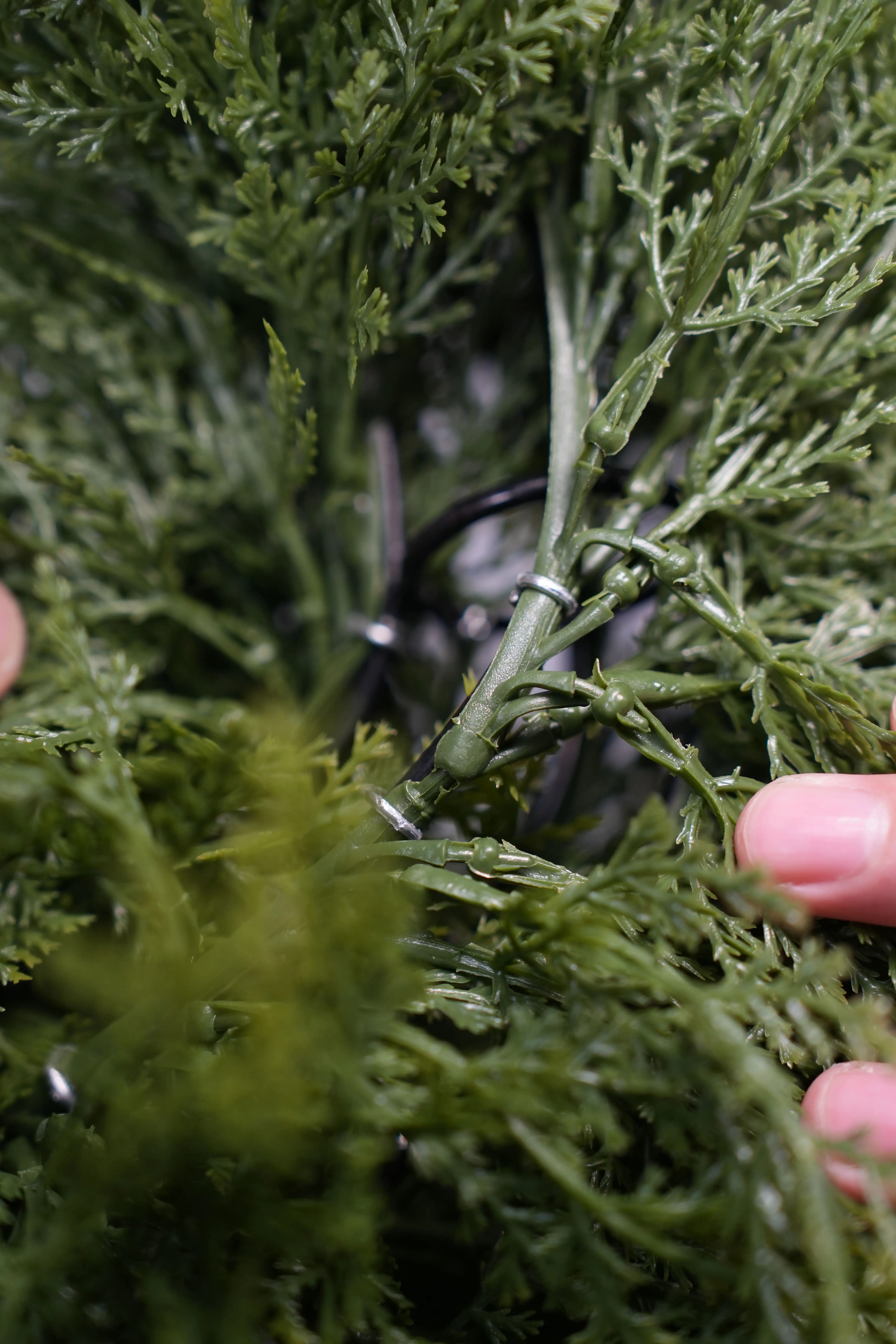 غطاء رأس اصطناعي شجر حلزوني نبات اصطناعي UV ديكور منزلي للداخل والخارج