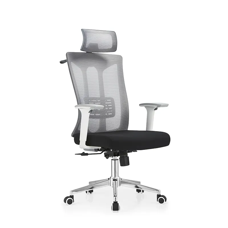 كرسي مكتب بتصميم عصري بسعر المصنع كرسي مريح للكمبيوتر كرسي مكتب شبكي دوار بدعامة قطنية
