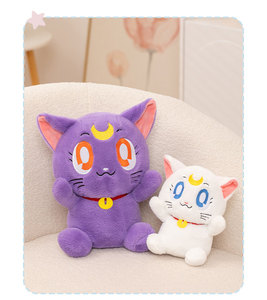 Mặt Trăng Mèo Mềm Đồ Chơi Sang Trọng Comforter Quà Tặng Odm Tùy Chỉnh Người Tuyết Nàng Tiên Cá Bánh Mì Túi Ice Cream Giáo Dục PP Cho Sinh Nhật - Product Image 3