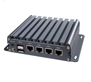 Piesia 12th Gen Intel Alder Lake N300/N95/N100 X86 4 LAN Industrial Fanless Mini <strong>Computer</strong> Router Mini PC Thin <strong>Client</strong> With POE