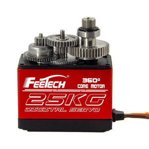 Feetech FT6325M 25KG 360 Degree Magnetic Encoder Non-Continuous Rotation Waterproof High Speed Metal Gear Servo <strong>Control</strong> 1 Degree