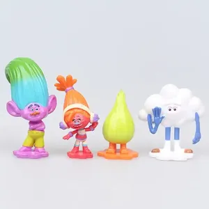 JM Custom Made Mini PVC karikatür şekil oyuncak güzel troller 3D PVC figürler özelleştirilmiş Mini boyutu 3D PVC şekil oyuncak setleri - Product Image 4