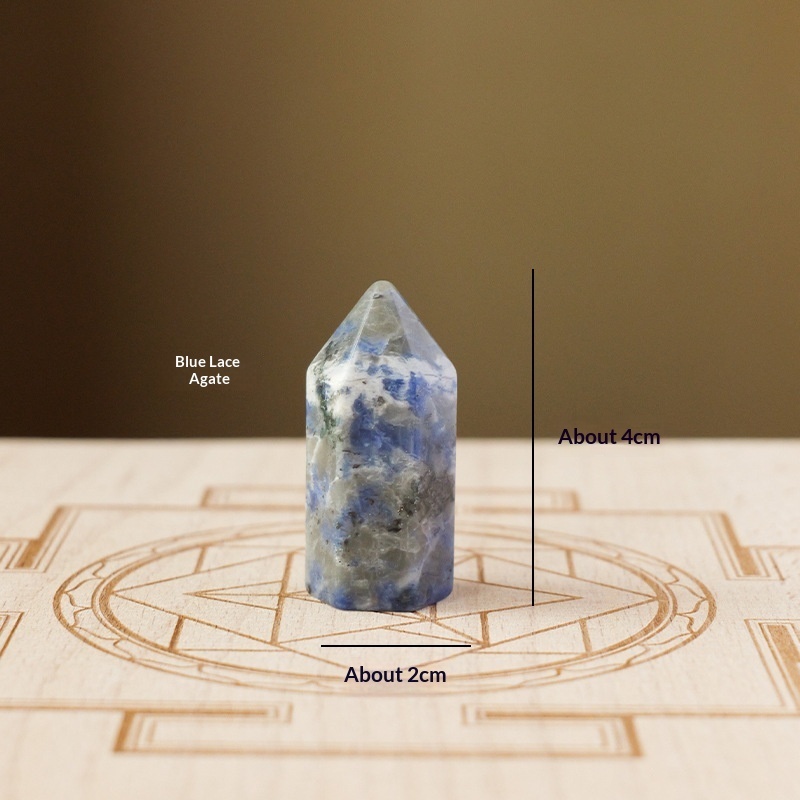 Agate dentelle bleue (env.3,5-4 cm)