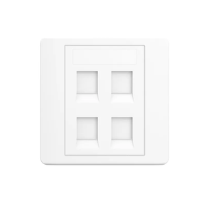 Tipo 86 1/2/4 porta piastra frontale RJ45 Computer telefono rete informazioni presa pannello tipo 86 piastra frontale - Product Image 5