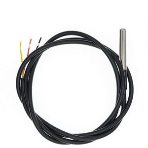 DS18B20 Kit modulo sensore di temperatura impermeabile 100CM cavo digitale sensore in acciaio inox terminale adattatore per Arduino - Product Image 1