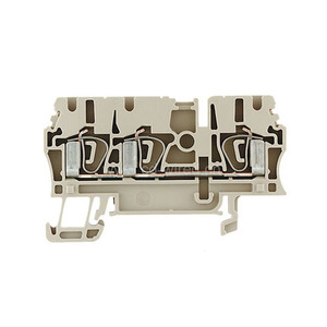 Push in and <strong>Spring</strong> <strong>Terminal</strong> <strong>Block</strong> Connectors Weidmuller ZDU 2.5/3AN 3 Way Energy Meter <strong>Terminal</strong> <strong>Block</strong> - Product Image 2