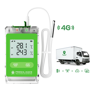 Free Cloud IoT Sistemas de monitoreo de temperatura 4G de un solo uso Registrador de datos de temperatura y humedad - Product Image 1