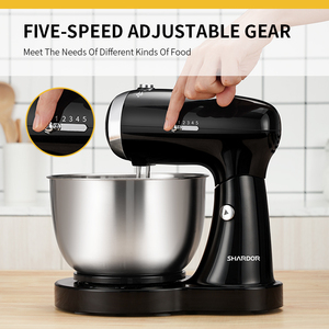 Low Noise DC Motor Kitchen Electric Stand <strong>Mixer</strong> Daily <strong>Use</strong> With Egg Whisk Dough Hook Flat Beater Food <strong>Mixer</strong>