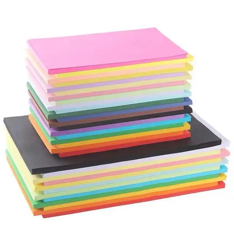 थोक A4 आकार रंग अनुकूलित Cardstock कागज चीन में किए गए