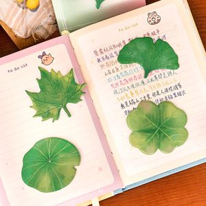 30 Tờ/Gói Lá Hình Ghi Chú Dính Sinh Viên Maple Lá Ghi Nhớ Miếng Đệm Dễ Thương Hình Lá Tái Sử Dụng Ghi Chú Dính Lưu Ý Dính Pad - Product Image 4