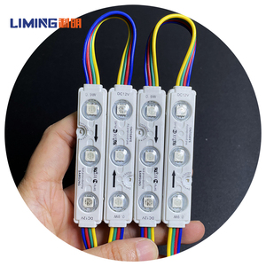 5050 LED modülleri 3 led DC 12V su geçirmez reklam tasarım 75*12 epoksi SMD LED modülü süper parlak RGB LED modül lamba - Product Image 1