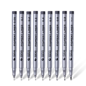 STA 8050 renk su bazlı su geçirmez kroki fineliner kalem ve imza pilot kalem seti - Product Image 3