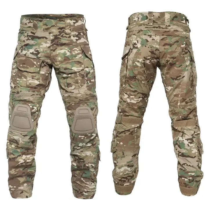 Pantalones cargo G3 para hombre con rodilleras para hombre, pantalones de caza, pantalones de Paintball, Camuflaje