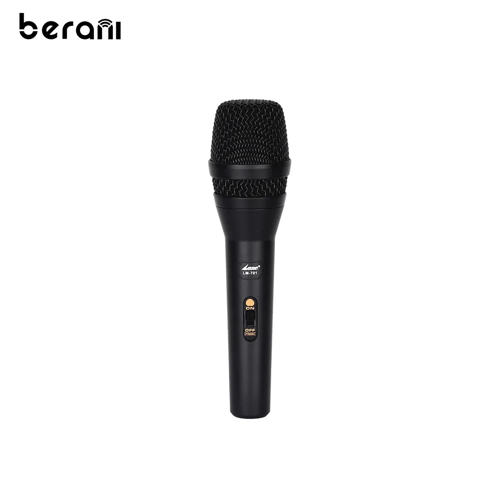 Micrófono de mano dinámico profesional, dispositivo con cable de Karaoke de alta estabilidad, cancelación de ruido, cardioide, hecho de Metal