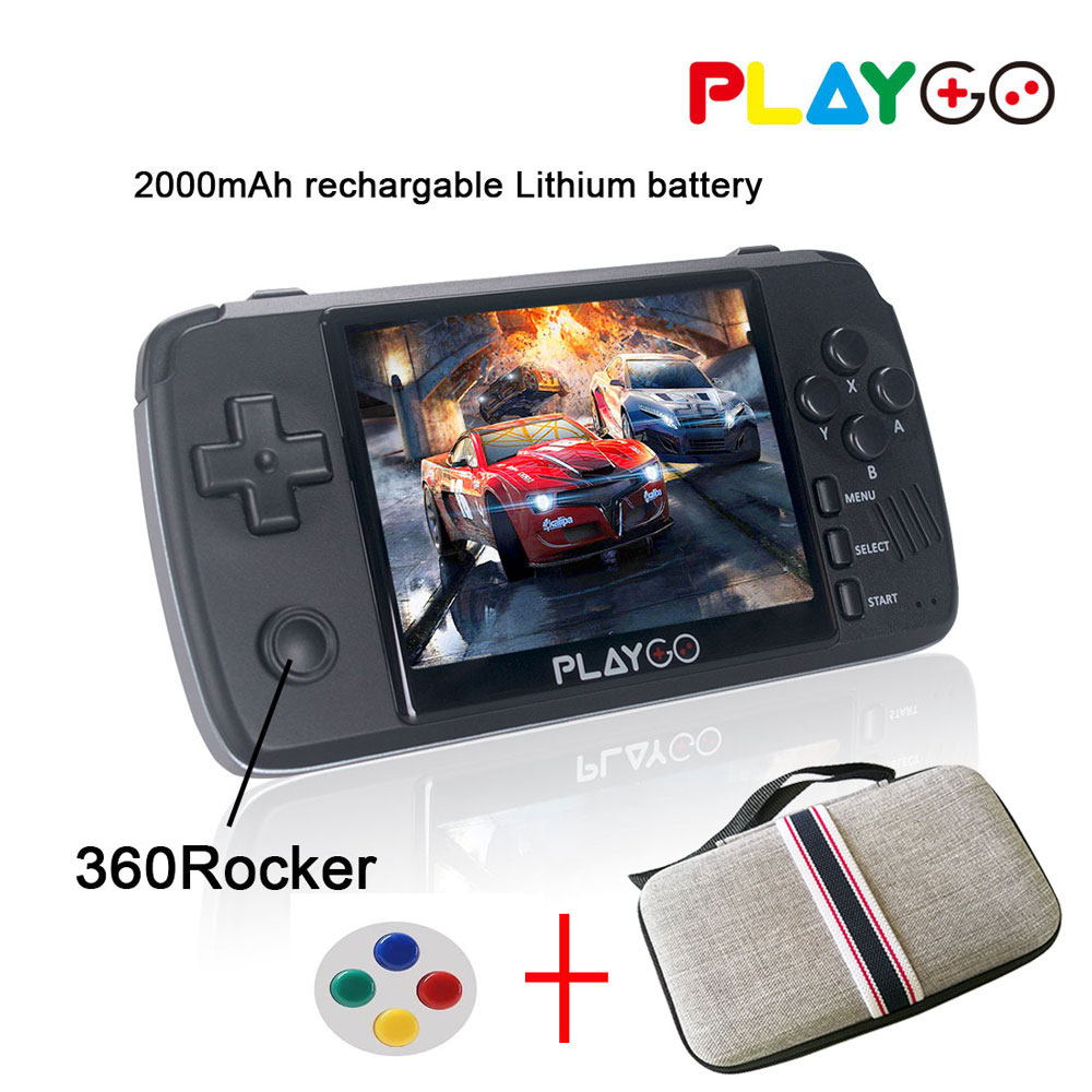 Console noire améliorée + bouton + étui