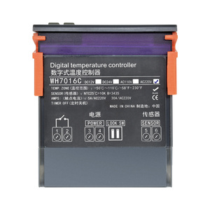 Controlador de temperatura Digital AC 220V, termostato WH7016C, pantalla LCD-50 ~ 110 - Product Image 6