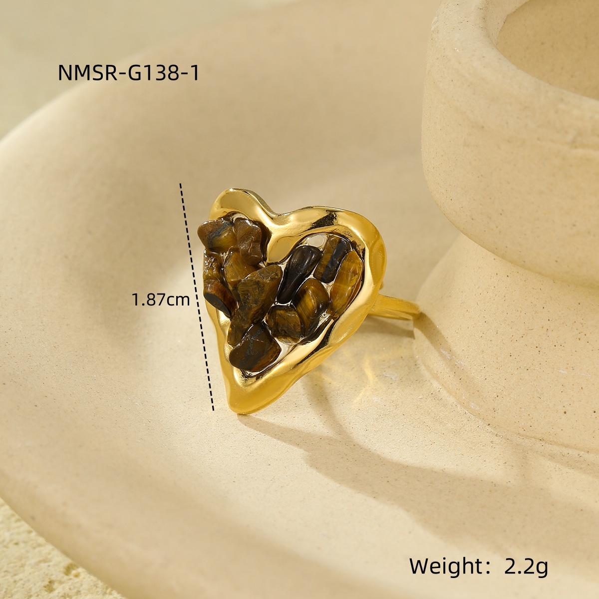 Pietra di Tigre Dorata NMSR-G138-1
