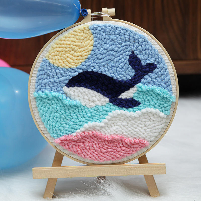 whale 3 - thick yarn