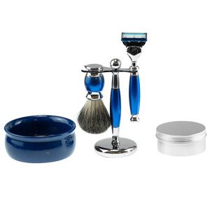 Yüksek kaliteli sakal bakım jilet erkekler için standı ve sakal fırça seti ile tıraş bıçağı set - Product Image 1