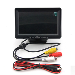 Navegación delantera y trasera Cámara de grabación dual de 4,3 pulgadas 2 Din auto audio carplay interfaz Monitor Bus 2 Monitor de entrada de vídeo - Product Image 5