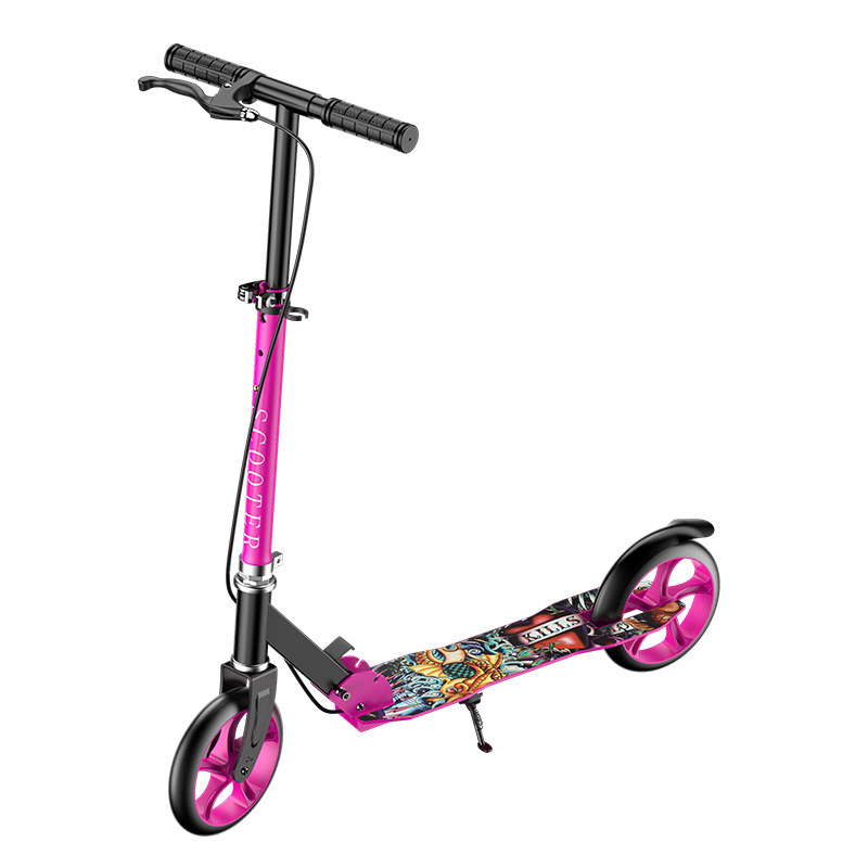 200 widened large flat pink handbrake