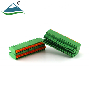 Bloques de terminales de resorte de doble nivel, conectores de cable push-in para zócalo de pcb de 3,5mm - Product Image 2