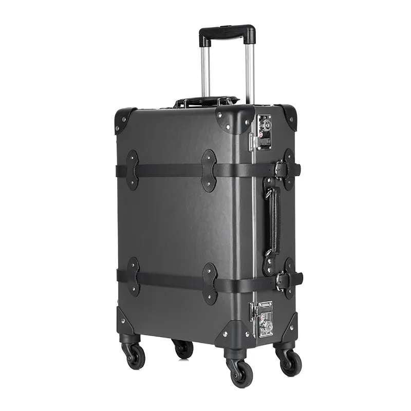 Thiết kế mới tùy chỉnh sang trọng pasco hành lý retro cổ điển Xe đẩy Túi du lịch vali hành lý đặt