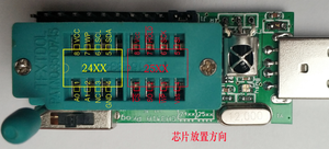 1 Programmierer einstellen V1.7 1.8V Pegel verschiebung W25Q64FW W25Q128FW Gd25LQ64 Programmier modul mit Adapter platine