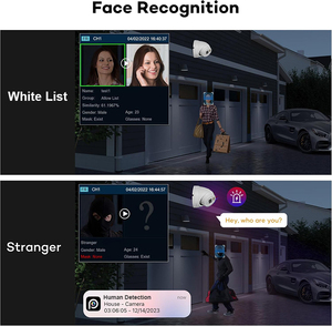 Detección facial inteligente de 5MP Reconocimiento facial Personas Contando Sistema de cámara IP DE SEGURIDAD AI