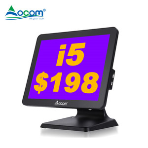 15.1 Inch Desktop Touch Screen Windows Android Pos <strong>System</strong> Cashier Machine With Printer - Product Image 2
