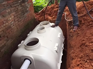 ガラス繊維HDPE GRP浄化槽システム新しい中古部品220Vレストランファーム建設圧力容器フィルターパネル - Product Image 3