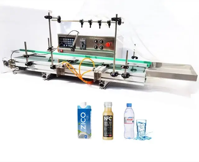 Pneumatik 500Ml Penuh Otomatis Mesin Pengisi Pembotolan Air Soda untuk Botol Hewan Peliharaan