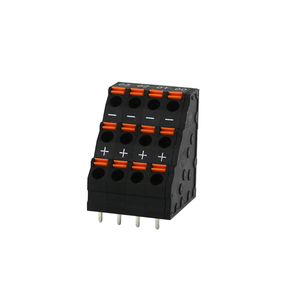 Bloques de terminal de resorte, conectores de cable para pcb de 5,0mm, Conector de tres niveles - Product Image 1