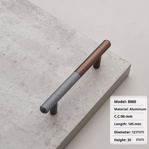 Hot bán hợp kim nhôm knurling xử lý ngăn kéo kéo vàng tủ bếp cửa Knurled xử lý Knob cho phòng ngủ - Product Image 6