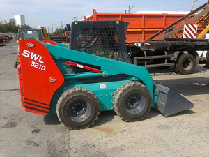 Cargadora deslizante con ruedas SWL3210 de la carga clasificada de 1 tonelada de la operación simple con capacidad del cubo 0.6m ³ - Product Image 5