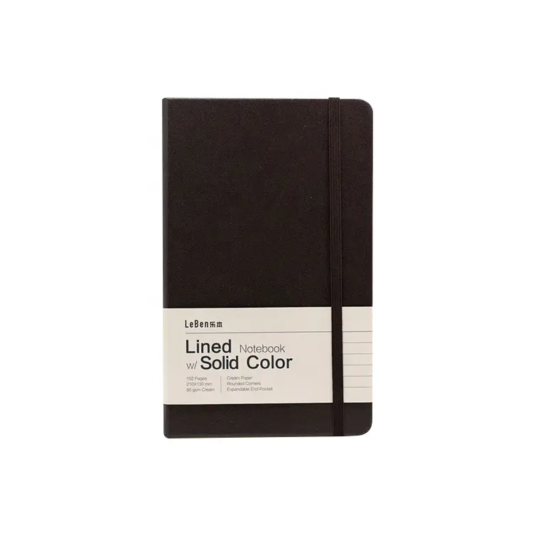 Cuaderno con Encuadernación de cuero planificador de negocios papelería profesional de oficina personalizada