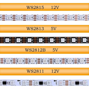 WS2813 WS2815 WS2811 WS2812B RGB Individuell adressierbarer LED-Streifen DC5V DC12V