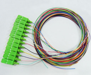 Coleta de fibra óptica FTTH con conectores APC UPC 0,9mm SM MM SC FC LC ST Compatible para redes 4G 3G TCP