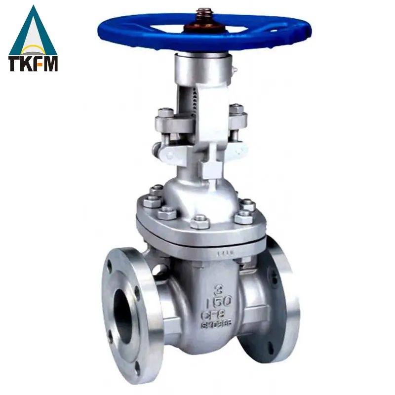 Ansi Class 150-900 Pn2-Pn16คู่มือสแตนเลส Flanged Gate Valve สำหรับอุตสาหกรรม