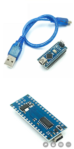 ATmega168P-Entwicklungsplatine für Arduino Nano V3-kompatible verbesserte elektronische Komponenten der Version CH340