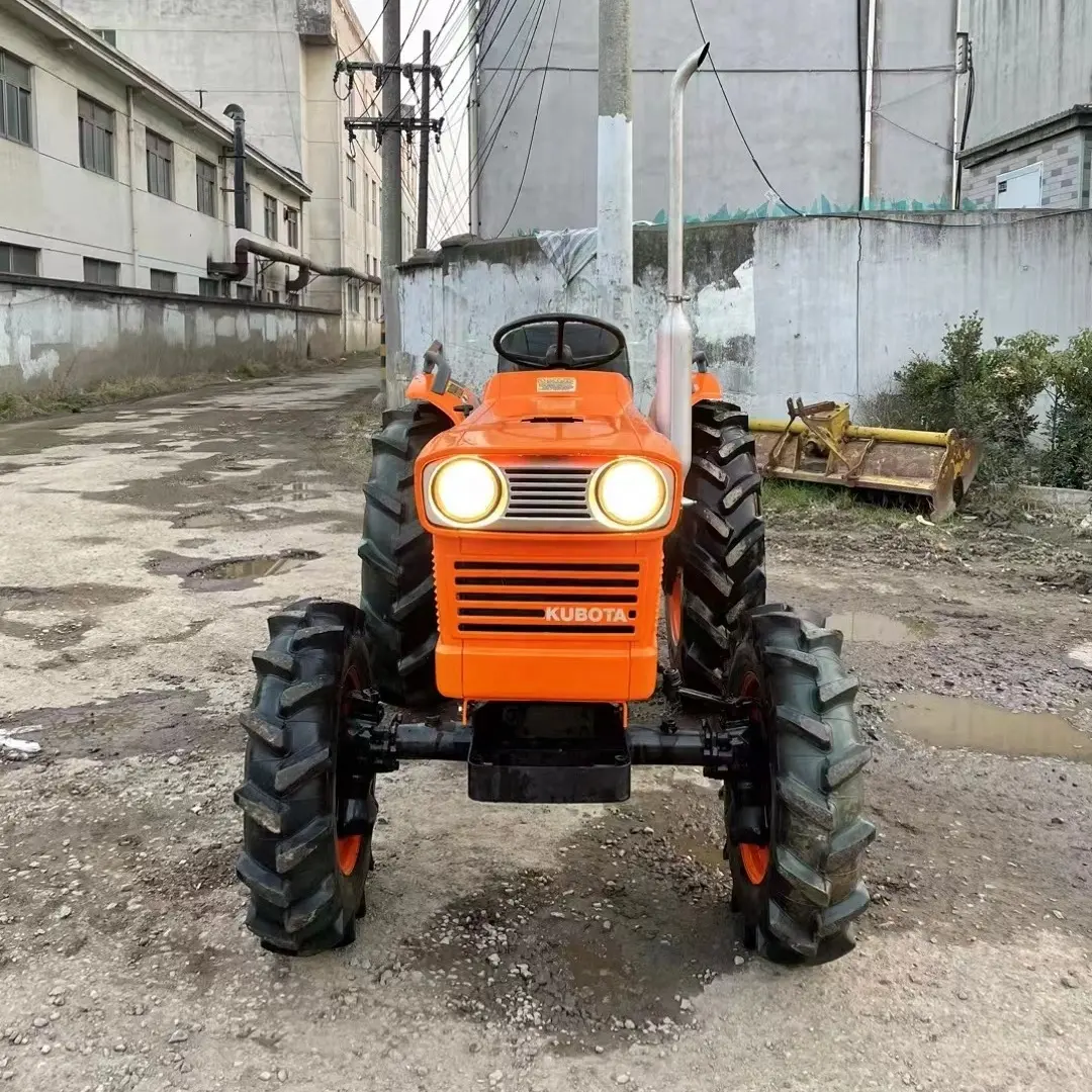 Kubota l425 50hp tratores de segunda mão para venda, tratores de agricultura baratos, maquinaria agrícola, importada do japão