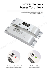 Kapı giriş sistemi için gecikme ayarlanabilir fonksiyonu ile DC 12V Fail Safe NC modu elektrikli yuvarlak sürgü kilit - Product Image 2