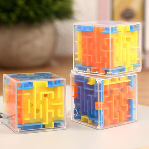 Atacado mini jogos de labirinto bola educação precoce quebra-cabeça labirinto brinquedos para crianças <span class=keywords><strong>3D</strong></span> andando bola labirinto rotativa quebra-cabeça cubo brinquedos